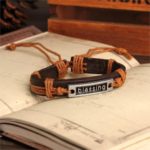 Handmade PU Leather Bracelet Blessing Tribal Bohemian LB-028