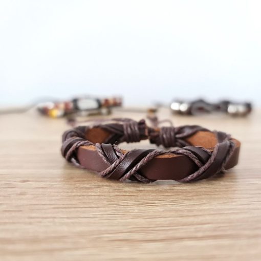 Aztec Harmony Leather Bracelet